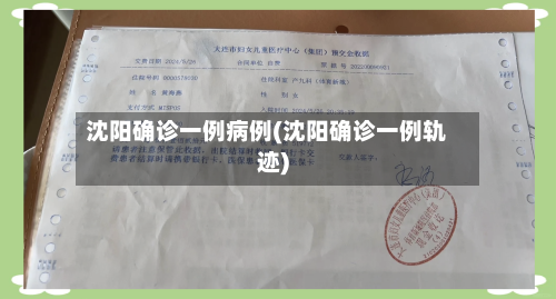 沈阳确诊一例病例(沈阳确诊一例轨迹)