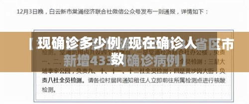 现确诊多少例/现在确诊人数-第1张图片