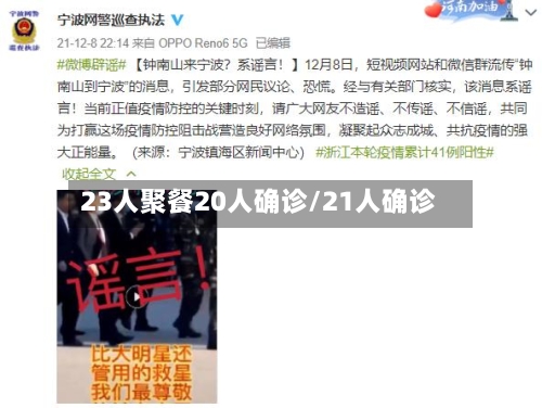 23人聚餐20人确诊/21人确诊-第1张图片