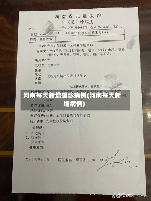 河南每天新增确诊病例(河南每天新增病例)-第1张图片