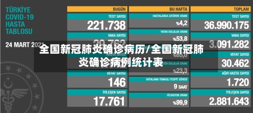 全国新冠肺炎确诊病历/全国新冠肺炎确诊病例统计表