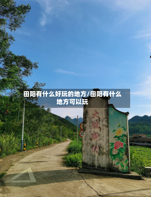 田阳有什么好玩的地方/田阳有什么地方可以玩-第2张图片