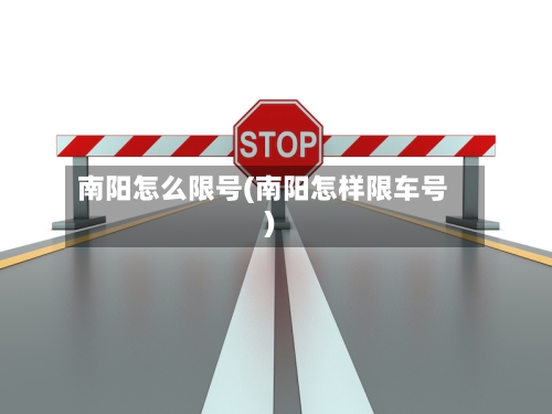 南阳怎么限号(南阳怎样限车号)