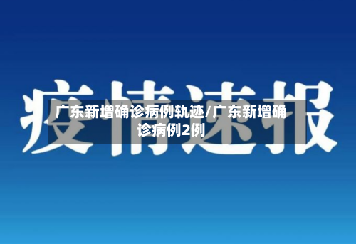 广东新增确诊病例轨迹/广东新增确诊病例2例