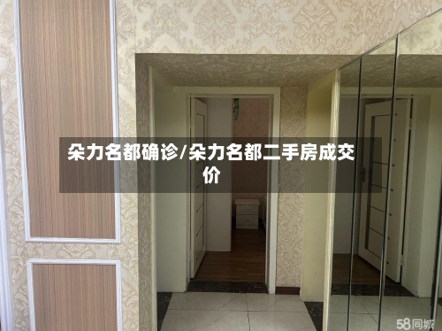 朵力名都确诊/朵力名都二手房成交价